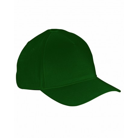 BX034 Big Accessories BX034 5-Panel Brushed Twill Cap FOREST