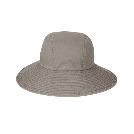 SL101 Adams Headwear SL101 Women's Sea Breeze Floppy Hat STONE