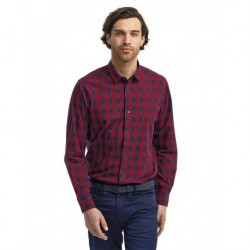 Artisan Collection by Reprime RP250 Mulligan Check Long-Sleeve Cotton Shirt