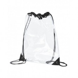 BAGedge BE253 PVC Clear Drawstring Bag