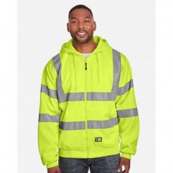 Berne Apparel HVF021 Berne Hi-Vis Class 3 Lined Hooded Sweatshirt