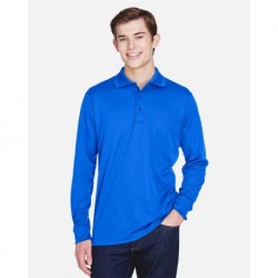 CORE365 88192P Pinnacle Performance Long Sleeve Pique Polo with Pocket