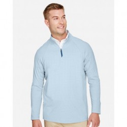 Devon & Jones DG480 CrownLux Performance Clubhouse Micro-Stripe Quarter-Zip Pullover