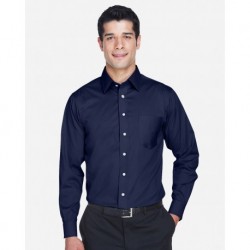 Devon & Jones DG530T Crown Collection Tall Solid Stretch Twill Woven Dress Shirt