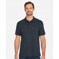 Harriton M205P Valiant Cotton Snag Protect Pocket Polo
