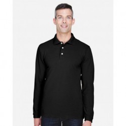 Harriton M265L Easy Blend Long Sleeve Polo