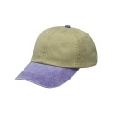 LP101 Adams Headwear KHAKI/ PURPLE