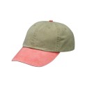 LP101 Adams Headwear KHAKI/ CORAL
