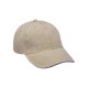 LP107 Adams Headwear Khaki/ Black