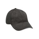 LP107 Adams Headwear BLACK/ WHITE