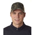 OL102 Adams Headwear Hardwoods Camo/ Tan