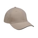 PE102 Adams Headwear Khaki/ Black