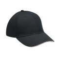 PE102 Adams Headwear Black/ Khaki