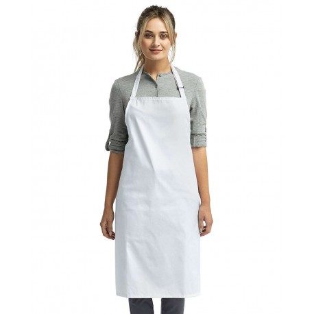 RP150 Artisan Collection by Reprime RP150 Recycled Bib Apron WHITE