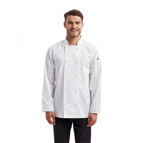 RP657 Artisan Collection by Reprime RP657 Recycled Chef Coat WHITE