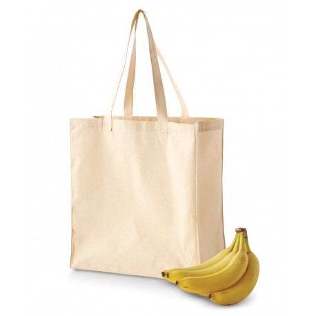 BE055 BAGedge BE055 Canvas Grocery Tote NATURAL