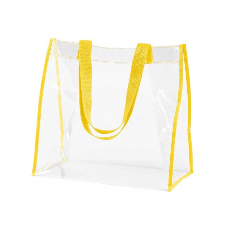 BE252 BAGedge BE252 Clear PVC Tote YELLOW