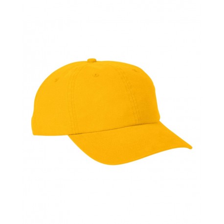 BA610 Big Accessories BA610 Heavy Washed Canvas Cap MUSTARD