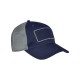 BA656T Big Accessories Navy/ Grey/ Grey