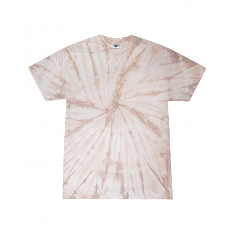 CD1000 Colortone CD1000 Multi-Color Tie-Dyed T-Shirt Spider Taupe