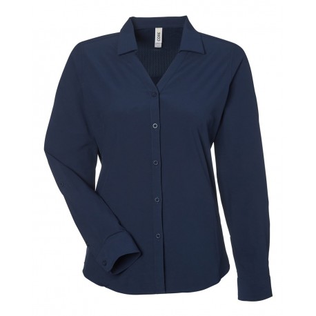 CE510LW CORE365 CE510LW Women's Ultra UVP Long Sleeve Marina Shirt CLASSIC NAVY