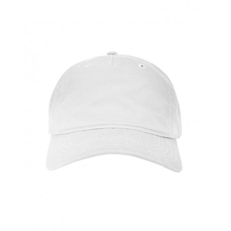 EC7087 Econscious EC7087 Unstructured Five-Panel Cap WHITE