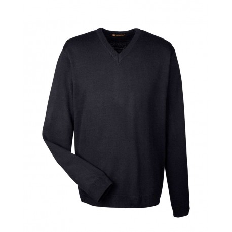 M420 Harriton M420 Pilbloc V-Neck Sweater BLACK