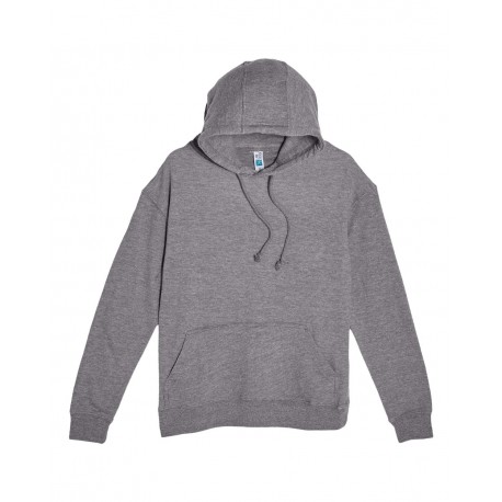 LS13001 Lane Seven LS13001 French Terry Pullover Hooded Sweatshirt HEATHER GRAPHITE