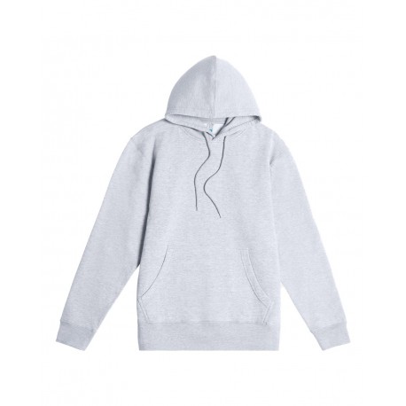 LS18002 Lane Seven LS18002 Future Fleece Hooded Sweatshirt HEATHER GREY