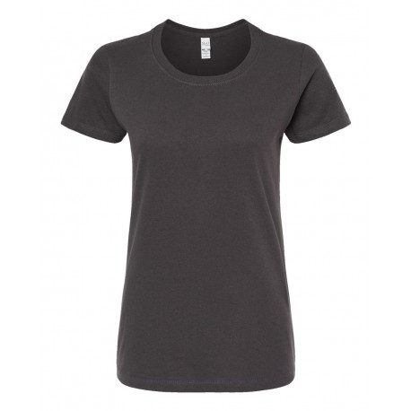 4810 M&O 4810 Women's Gold Soft Touch T-Shirt CHARCOAL