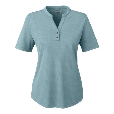 NE102W North End NE102W Women's Replay Recycled Polo OPAL BLUE