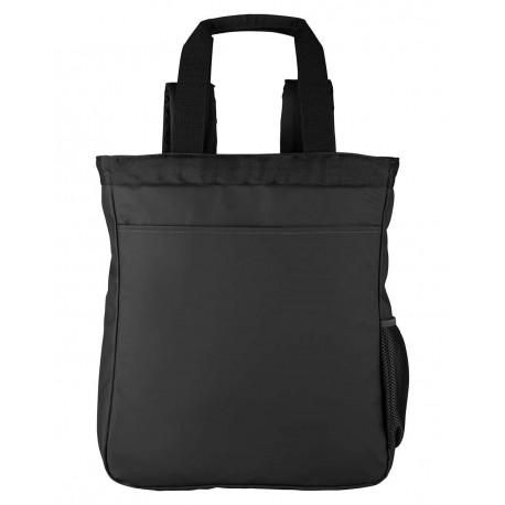 NE901 North End NE901 Reflective Convertible Laptop Backpack Tote Bag BLACK