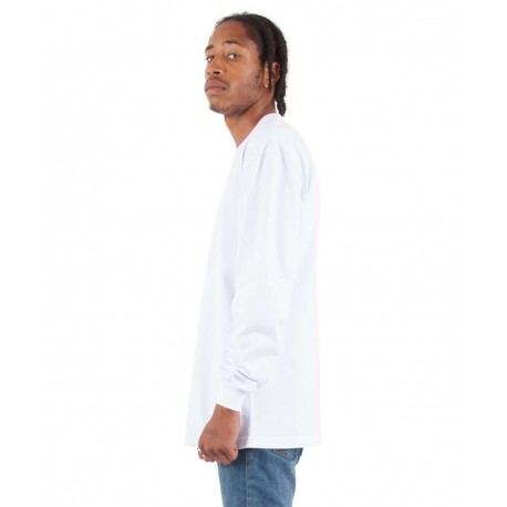SHMHLS Shaka Wear SHMHLS Max Heavyweight Long Sleeve T-Shirt WHITE