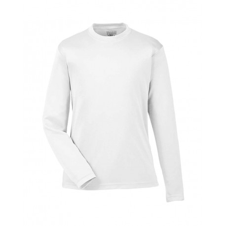 TT11YL Team 365 TT11YL Youth Zone Performance Long Sleeve T-Shirt WHITE