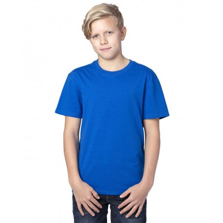 600A Threadfast Apparel 600A Youth Ultimate CVC T-Shirt ROYAL