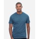 T1001 Threadfast Apparel Heather Steel Blue