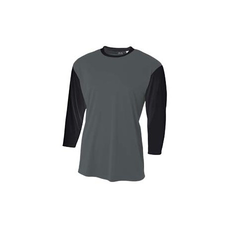 N3294 A4 N3294 Men's 3/4 Sleeve Utility Shirt 