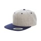 6089MT Yupoong HEATHER/NAVY