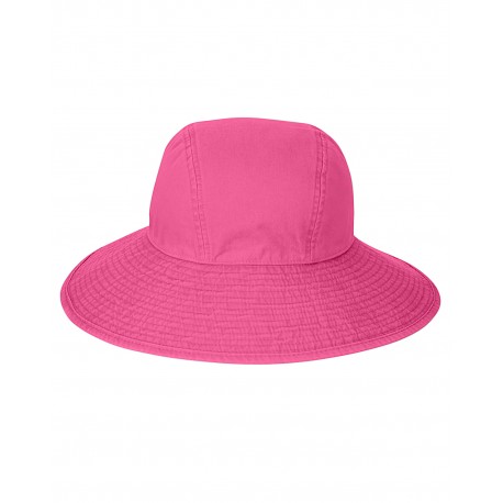 SL101 Adams SL101 Ladies' Sea Breeze Floppy Hat HOT PINK