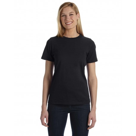 B6400 Bella + Canvas B6400 Ladies' Relaxed Jersey Short-Sleeve T-Shirt BLACK
