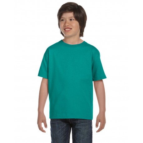 G800B Gildan G800B Youth 50/50 T-Shirt JADE DOME