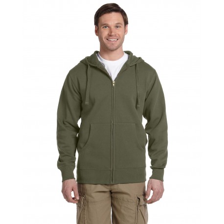 EC5650 econscious EC5650 Men's Organic/Recycled Full-Zip Hooded Sweatshirt JUNGLE