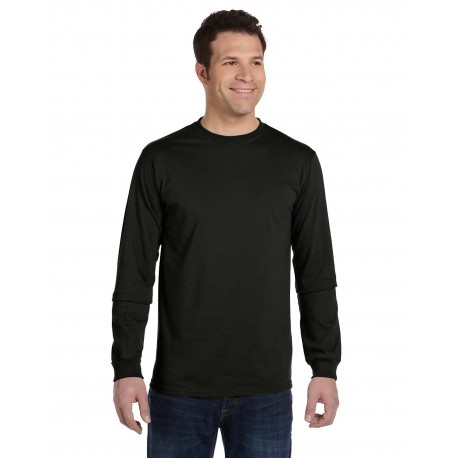 EC1500 econscious EC1500 Men's 100% Organic Cotton Classic Long-Sleeve T-Shirt BLACK