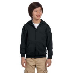 Gildan G186B Youth Heavy Blend 50/50 Full-Zip Hooded Sweatshirt