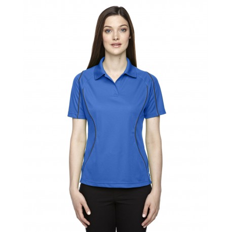 75107 Extreme 75107 Ladies' Eperformance Velocity Snag Protection Colorblock Polo With Piping LT NAUT BLU 417