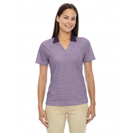 75115 Extreme 75115 Ladies' Eperformance Launch Snag Protection Striped Polo MULBRY PURPL 449