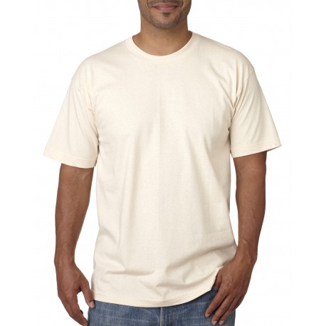 BA5040 Bayside BA5040 Adult 5.4 Oz., 100% Cotton T-Shirt NATURAL