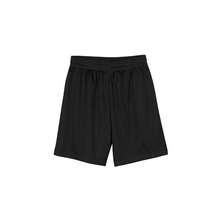 N5184 A4 N5184 Men's 7 Inseam Lined Micro Mesh Shorts BLACK