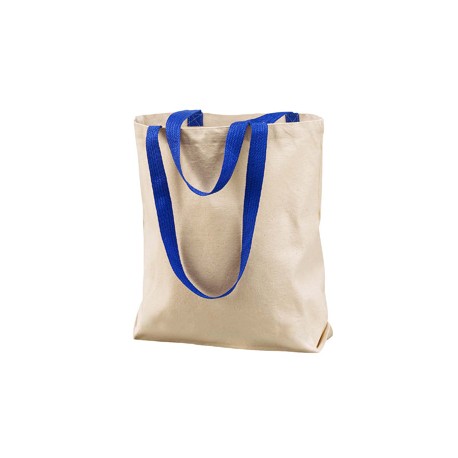 8868 Liberty Bags 8868 Marianne Cotton Canvas Tote NATURAL/ROYAL