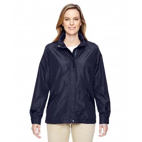78216 North End 78216 Ladies' Excursion Transcon Lightweight Jacket With Pattern NAVY 007
